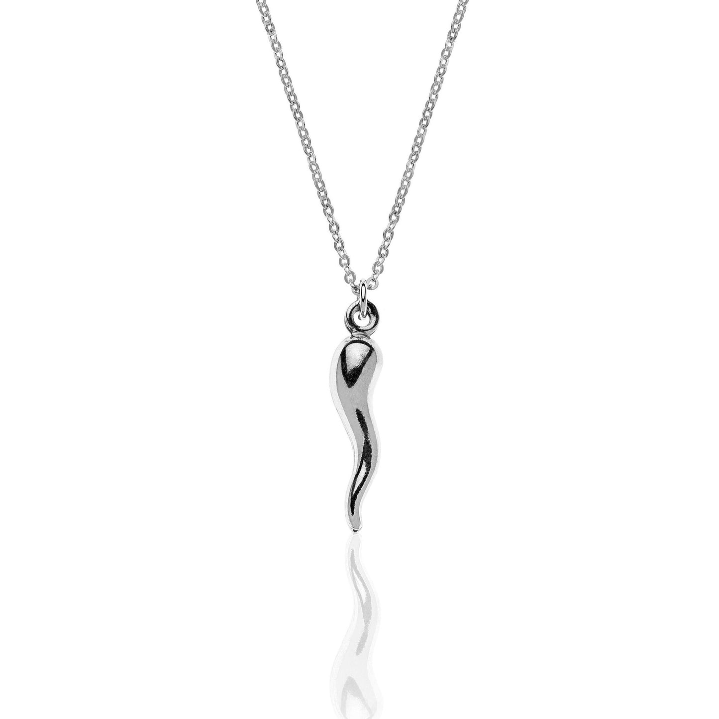 Collana corno portafortuna