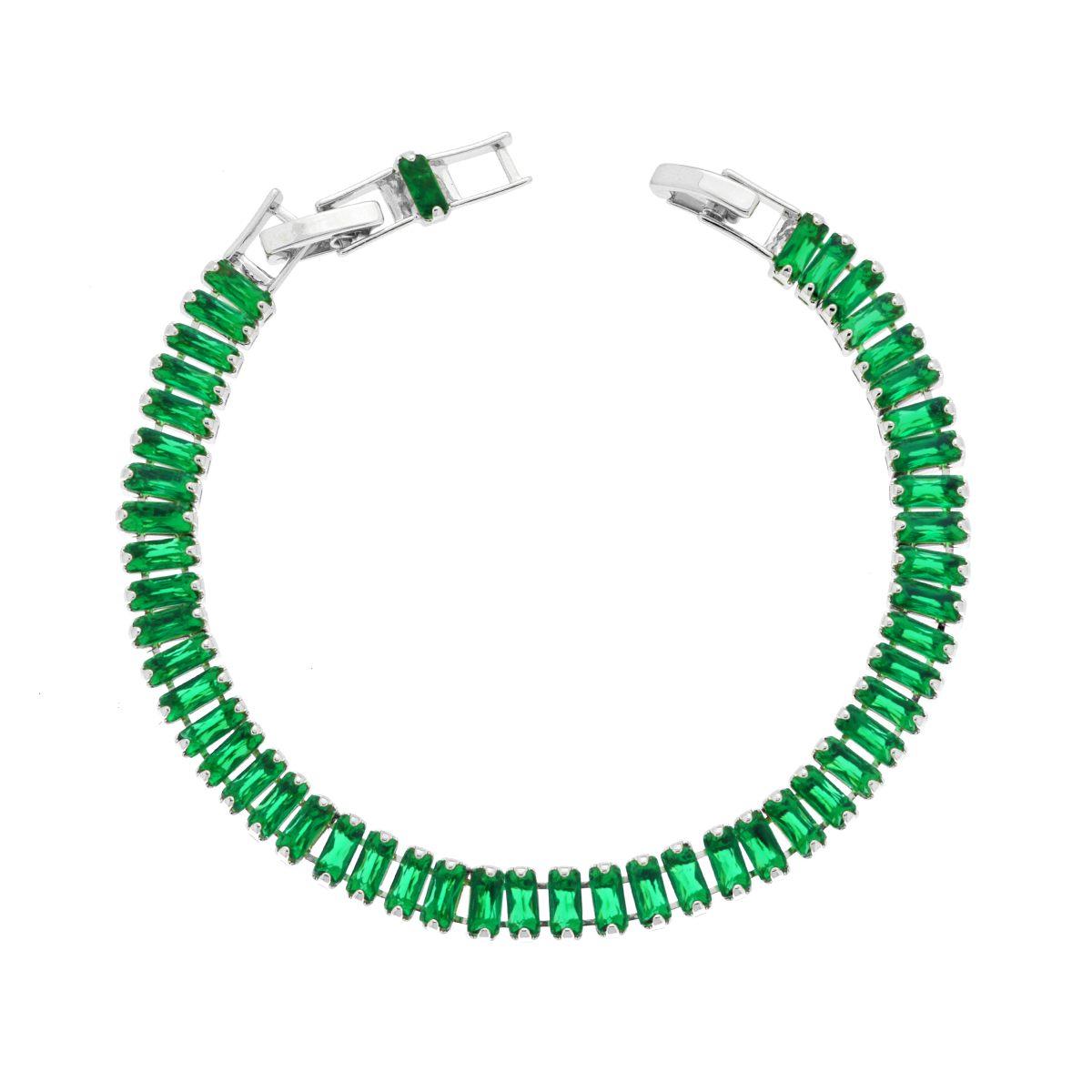 Bracciale Donna Tennis Baguette