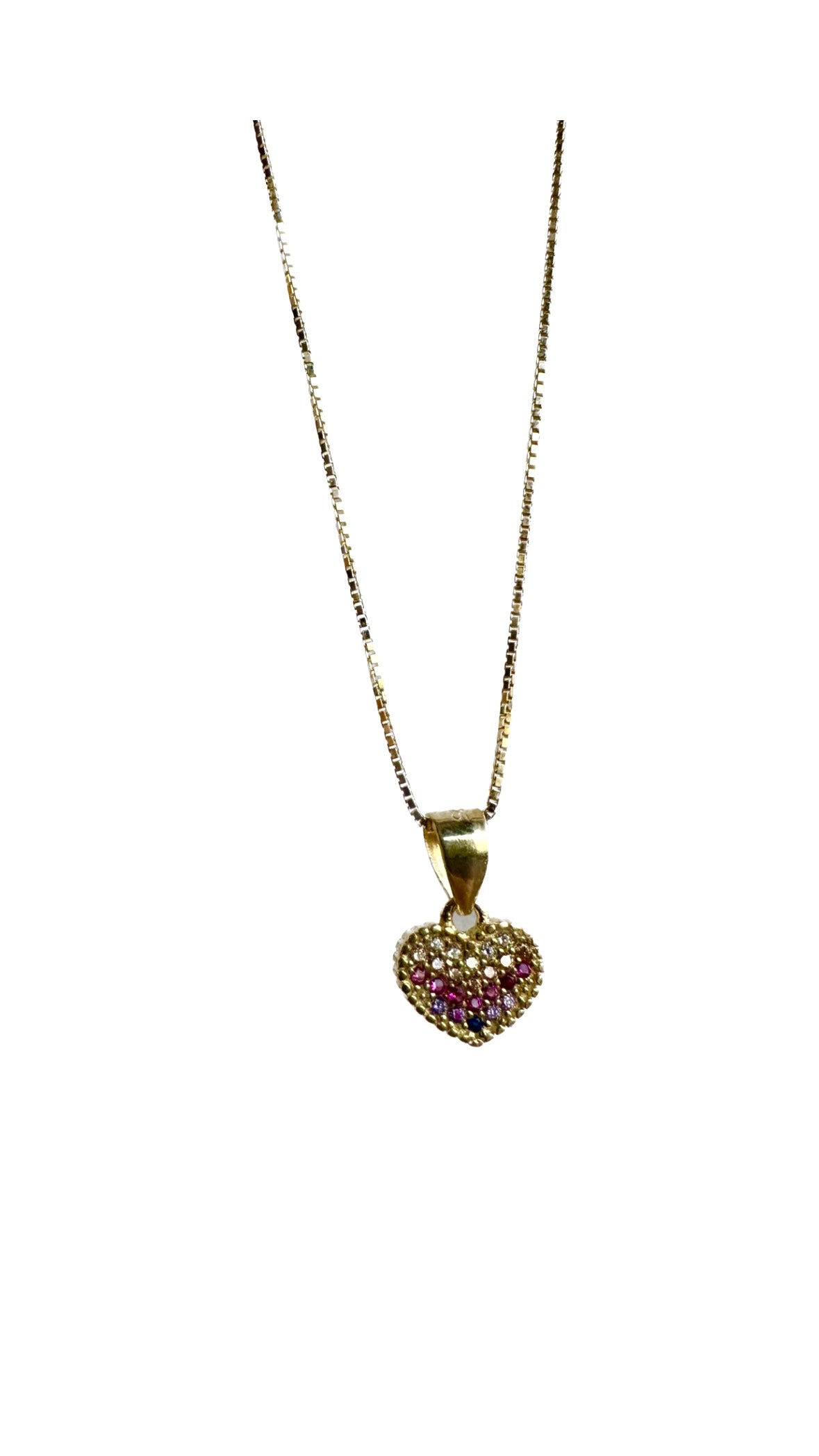 Collana donna small heart raimbow