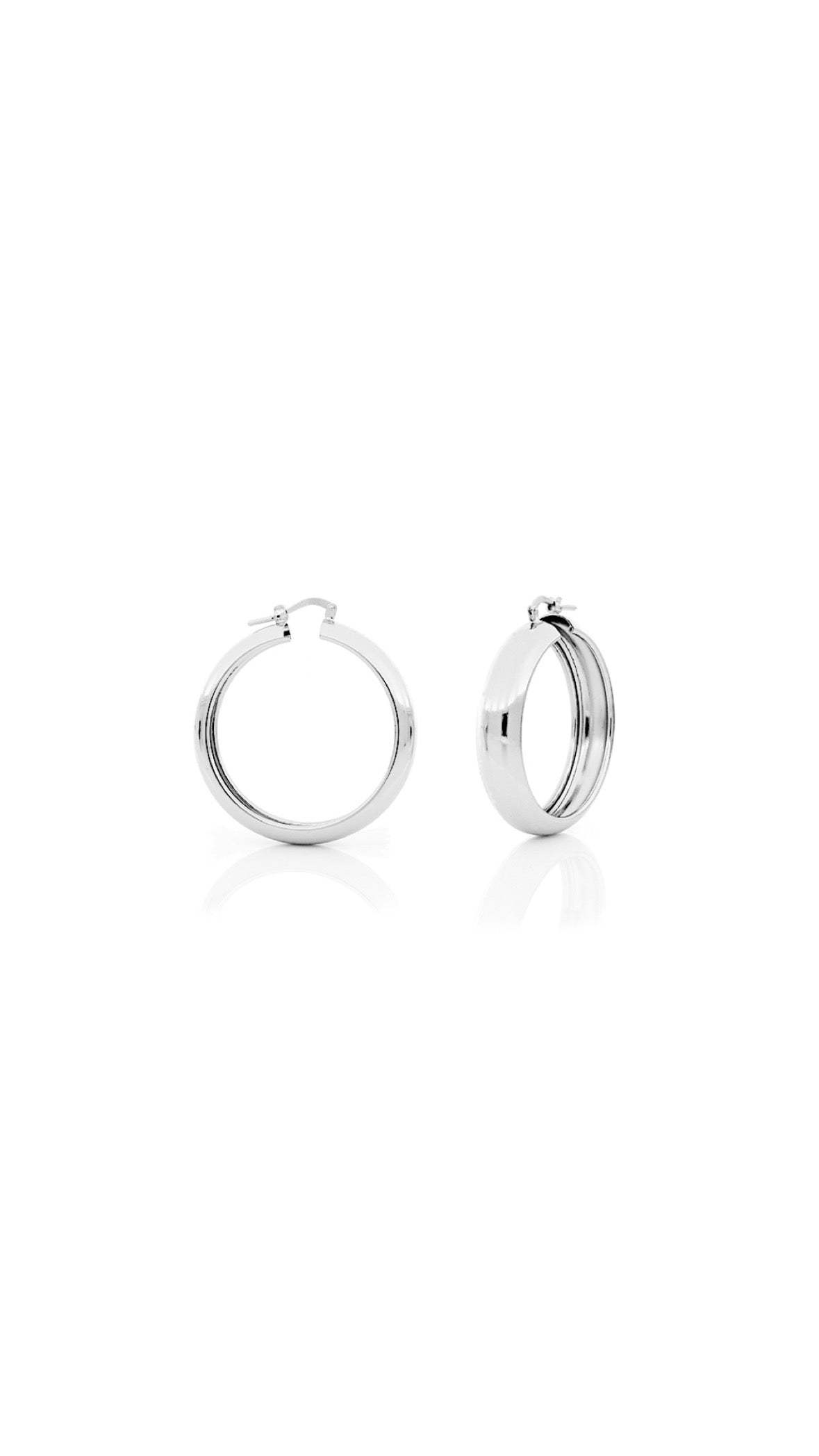 Orecchini Donna a cerchio mini in bronzo dorato/argentato